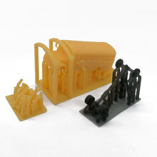 Load image into Gallery viewer, School Bus with Kids and Parents N Scale 1:160