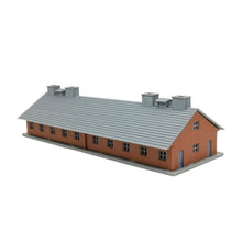 Load image into Gallery viewer, Military Barrack 230mm long N Scale 1:160