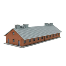Load image into Gallery viewer, Military Barrack 167mm long Z Scale 1:220
