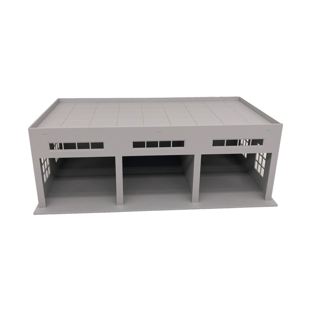 3-Stall Large Garage for Trucks / Cars 1:64 – Outland Models