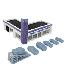 Load image into Gallery viewer, Car Dealership Building 1:160 N Scale