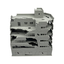Load image into Gallery viewer, Outland Models Railway Scenery Damaged/Abandoned Corner Building(wide)  N Scale