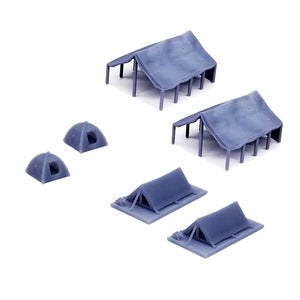 Camping Tent Set 1:220 Z Scale