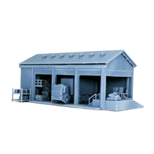 Load image into Gallery viewer, Warehouse Loading Dock w Accessories 1:160 N Scale