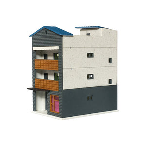 Outland Models Scenery 3-Story Modern City House Grey & White 1:160 N Scale