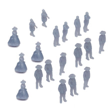 Load image into Gallery viewer, Old West People Figure Set (19 pcs) 1:160 N Scale