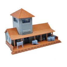 Load image into Gallery viewer, Outland Models Railroad Scenery Small Rural Train Station/Depot 1:160 N Scale