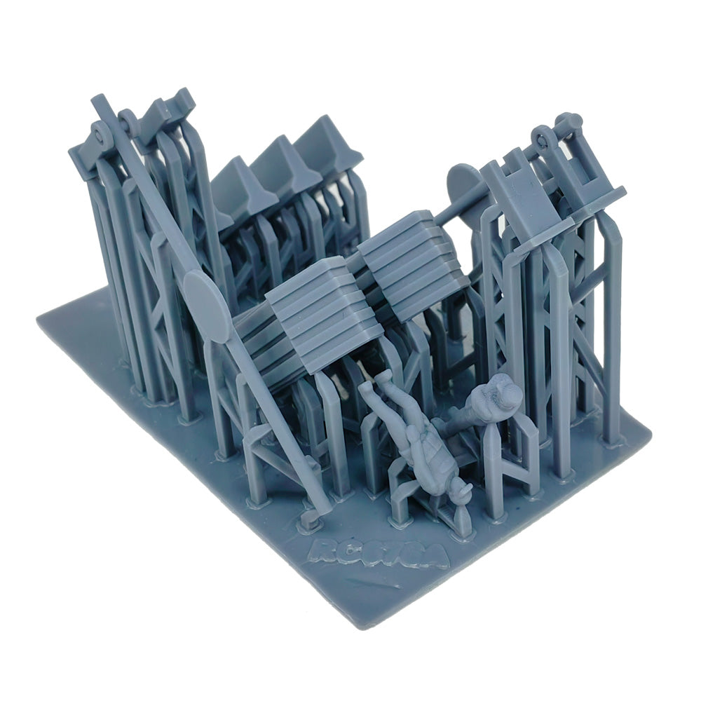 Security Guard Post Set w Figures Z/N/HO/S Scale(Choose your scale)