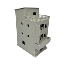 Laden Sie das Bild in den Galerie-Viewer, Outland Models Railway Scenery 3-Story Small City House w Balcony 1:64 S Scale