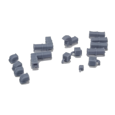GY17150 N Scale (1:160) Model Railway Playground Equipment Set – 2 Sets, Basic Scenery