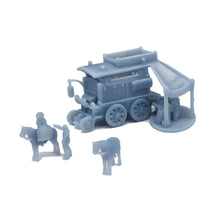 Charger l&#39;image dans la galerie, Old West Horse Carriage Camp Wagon N Scale 1:160