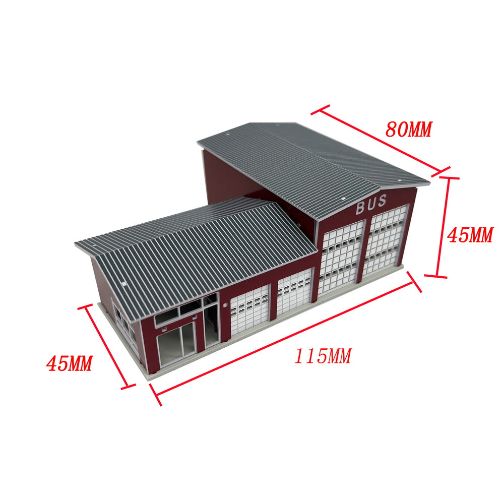 Outland Models Railway Scenery Bus Garage & Maintenance Shed 1:160 N