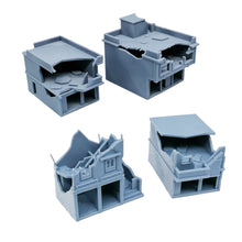 Load image into Gallery viewer, Damaged City House Set (Small) 1:220 Z Scale